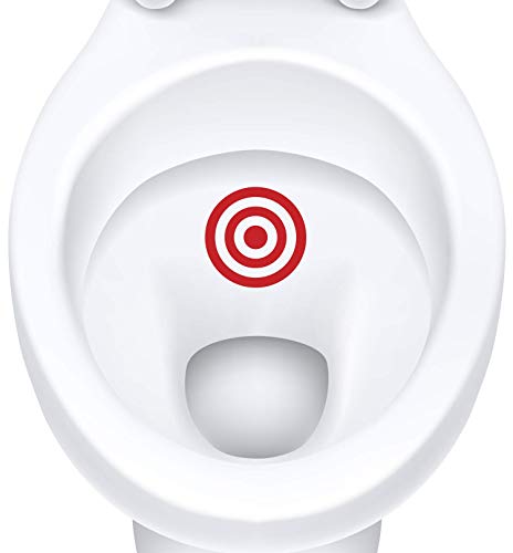 Toilet Target Aim Bullseye Potty Training Practice Vinyl Decal Sticker Application Kids Fun