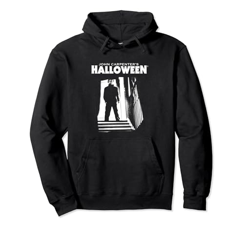 Halloween Michael Myers Top Of The Stairs Pullover Hoodie