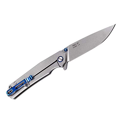 Ruike Folding Knive, Blue & Silver, 420 Ss (P801-SF)