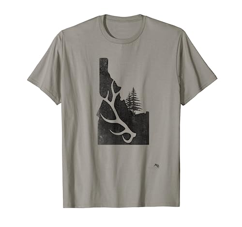 Idaho Elk Hunter T-shirt with Antler Shed