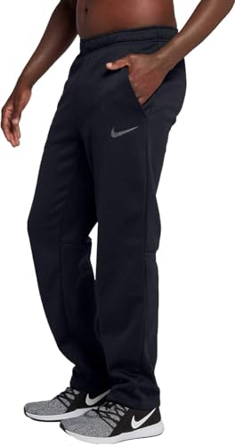 Nike Men's Therma Training Pants (XXL, Black/MTLC Hematite)