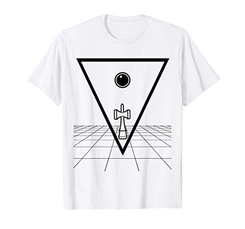 Triangle Kendama on the grid Tricks Skill Toy T-Shirt