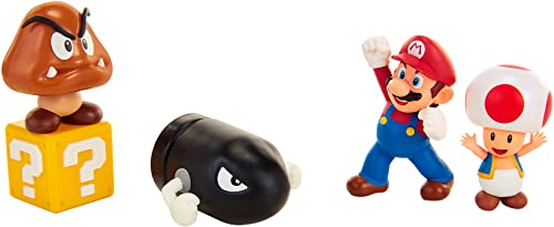 Nintendo Super Mario Acorn Plains 2.5” Figure Multipack Diorama Set