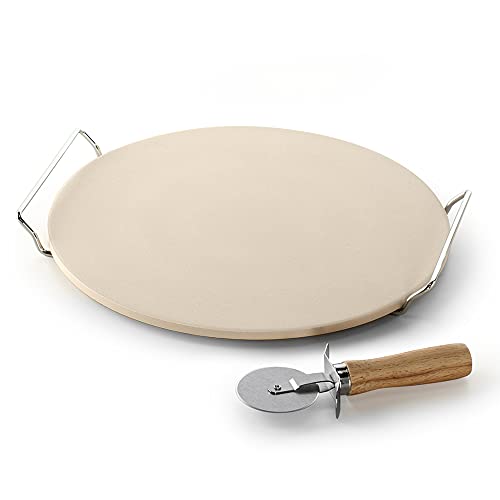 Nordic Ware, Tan Pizza Stone Set, 13 inch diameter
