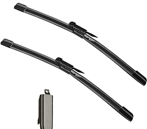 2 Factory Wiper Blades Replacement for Avalanche Silverado Suburban Sierra Yukon Escalade EXT ESV SLK SLC - Original Equipment Windshield Wiper Blades Set - 22'+22' (Set of 2) Pinch Tab