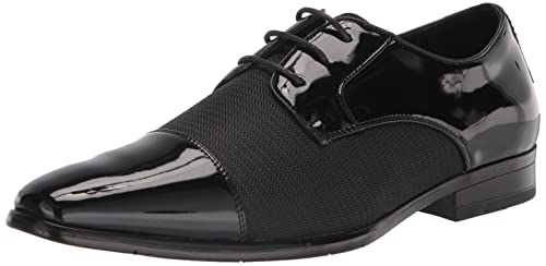 Stacy Adams Men's Pharaoh Cap Toe Oxford, Black, 11 Wide