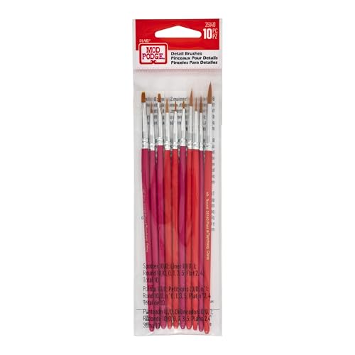 Mod Podge Brush Set, (10-Piece), Count