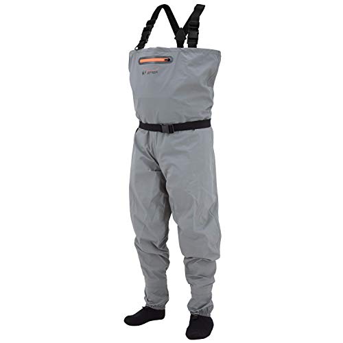 FROGG TOGGS Mens Canyon II Breathable Stockingfoot Chest Wader, Gray, Large US