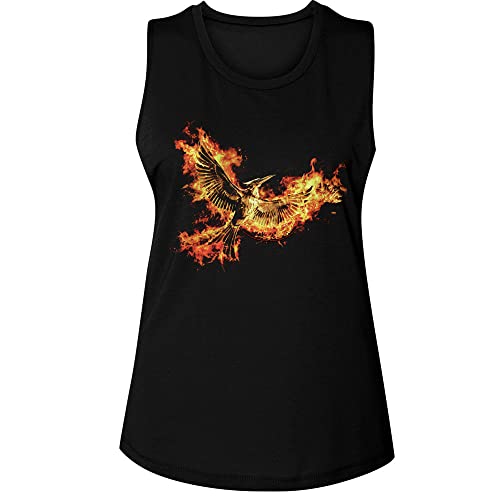 The Hunger Games T Shirt Flying Mockingjay Part 2 Ladies Muscle Tank Top Science Fiction Movies Graphic Tees Black