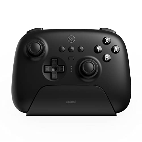 8Bitdo Ultimate Bluetooth Controller with Charging Dock for Switch and Windows, Black