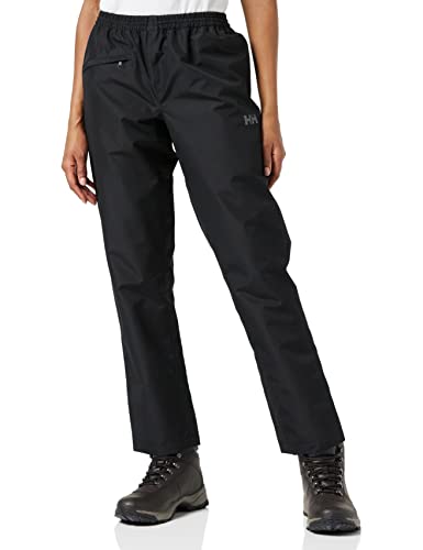 Helly-Hansen Women's Aden Waterproof Breathable Rain Pant, Black, Small