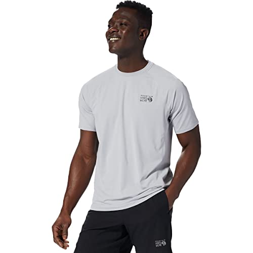 Mountain Hardwear Men's Crater Lake Short Sleeve, Glacial, Medium