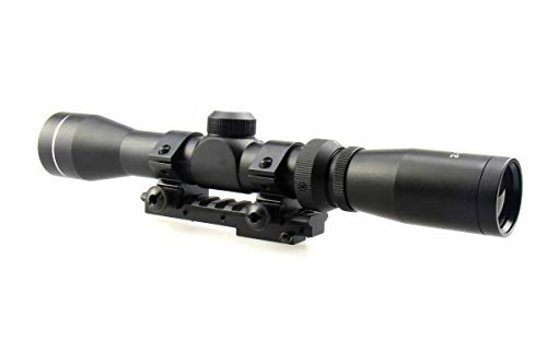 TACFUN Mosin Nagant 2-7x32 Long Eye Relief Scope + M44 M91 30 Scout Mount Package