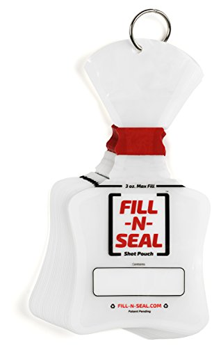 Fill-N-Seal (25) 3oz Liquid Heat Sealed Pouches, No Funnel Needed, TSA Carry-On Approved, 100% Flexible, and BPA Free!