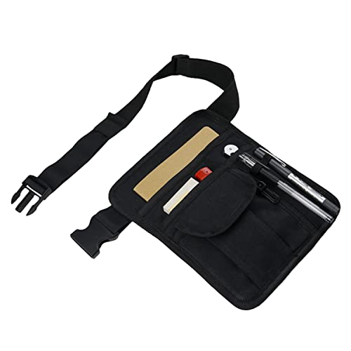 LuFOX Server Pouch Bag Restaurant Waiter Waist Money Pouch Restaurant Apron Bag with Adjustable Belt