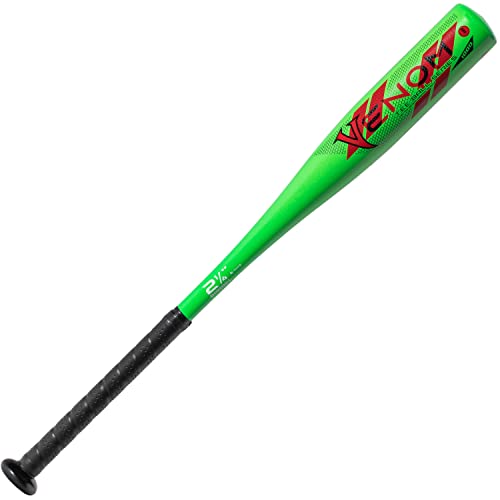 Franklin Sports Venom Aluminum Official Youth Tee Ball Bat - USA Regulation Approved - Perfect for Soft Core T-Balls - 26 Inch/16 Ounce (-10) Green