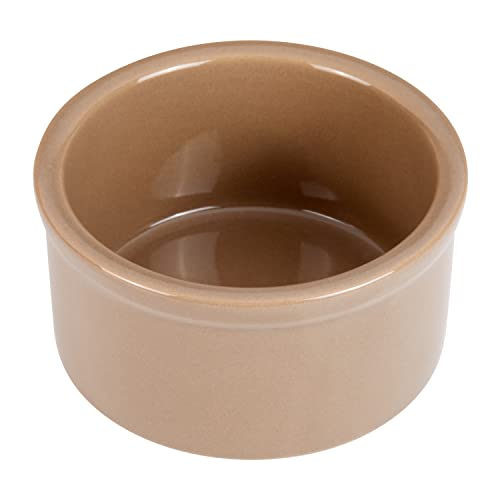 Kaytee Stoneware Ceramic Pet Hamster Bowl, Brown, 4-Inch