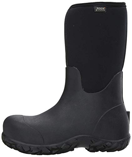 Bogs Men's Workman Composite Toe Boot, Black, 11 D(M) US