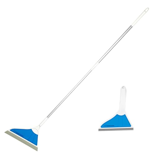 Helio Air Broom – As Seen on TV - All Surface Sweeper and Squeegee Broom - for Wet and Dry Cleaning - Dust, Dirt, Liquids, Pet Hair - Tile, Hardwood Floors, Carpet, Furniture, Windows, Shower Doors