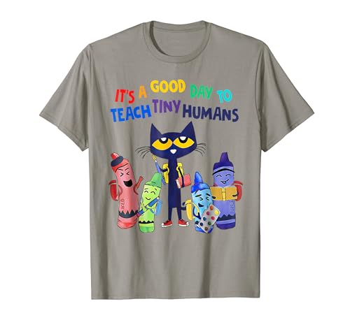 It's A Good Day To Teach Tiny Humans Funny Cat Teacher Lover T-Shirt