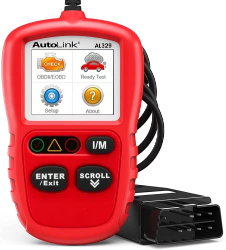 Autel OBD2 Scanner Autolink AL329, Upgrade Version of Autel AL319 & MaxiScan MS309 Car Code Reader, Engine Fault OBDII Diagnostic Tool, Auto VIN, Live Data, DTC Lookup, I/M Readiness Smog Check