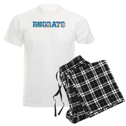 CafePress Rugrats Collegiate Men's Novelty Pajama Set, Comfortable PJ Sleepwear With Checker Pant