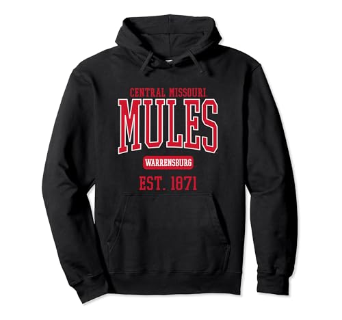 University of Central Missouri UCM Mules Est. Date Pullover Hoodie