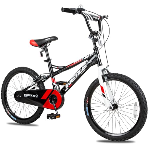 WEIZE Kids Bike, 16 18 20 Inch Children Bicycle for Boys Girls Ages 4-12 Years Old, Rider Height 38-60 Inch, Coaster Brake, Multiple Color Options