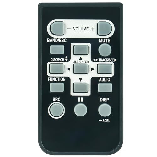 QXE1044 Replace Remote Control Compatible with Pioneer Car Audio System DEH-X66BT DEH-X6800BS DEH-X7500HD MVH-X360RT MVH-X580BS DEH-P8400BH DEH-P9400BH DEH-X3600S DEH-X8600BS DEH-X9500BHS DEH-X6500BT