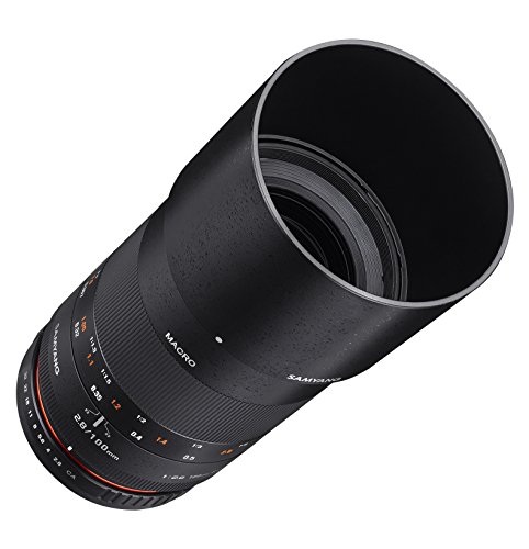 Samyang 100mm F2.8 ED UMC Full Frame Telephoto Macro Lens for Sony E-Mount Interchangeable Lens Cameras
