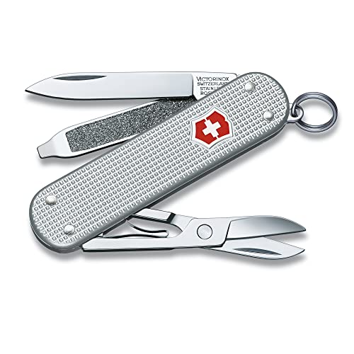 Victorinox Swiss Army Classic Pocket Knife (Silver Alox)