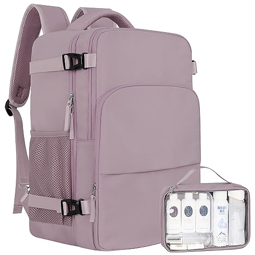 16 Inch Laptop Backpack with Multi-Pockets - Sinaliy Personal Item Flight Approved Waterproof Carry On Backpack for Women