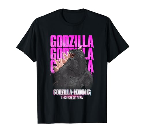Godzilla X Kong: The New Empire Movie Godzilla Repeating T-Shirt