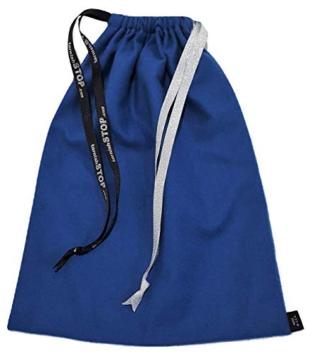 Tarnish STOP Anti Tarnish Bag for Silver Storage - USA Made Luxury & Quality, Small 13'x10' - in Royal Blue