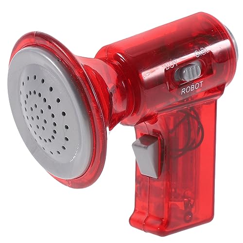 Milisten Kids Toy Microphone Toys for Kids Megaphone Speaker Toy Megaphone Portable Mic Baby Wipes Dispenser Air Horns Kid Toys Kids Microphone Bocina Child Voice Changer Red Mini