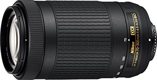 Nikon AF-P DX NIKKOR 70-300mm f/4.5-6.3G ED Lens for Nikon DSLR Cameras, Model 20061 (Renewed)