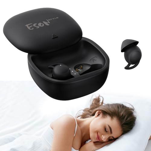 esonstyle Sleep Earbuds for Side Sleepers Invisible Wireless Bluetooth 5.3 Ear Buds for Sleeping Noise Cancelling Mini Earbuds for Small Ear Tiny Hidden Headphones for Women Men Work