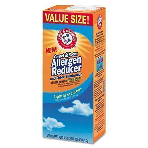 Arm & Hammer CDC 84113 42.6 oz Carpet And Room Allergen Reducer And Odor Eliminator Powder, Shaker Box