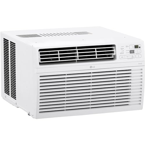 LG 10000 BTU Window Air Conditioners [2023 New] Remote Control WiFi App Ultra-Quiet Washable Filter Cools 450Sq.Ft for Medium & Large Room AC Unit air conditioner Easy Install White LW1017ERSM1