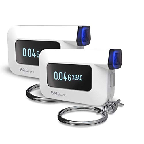 BACtrack C6 Keychain Breathalyzer (2 Pack) | Professional-Grade Accuracy | Optional Smartphone Connectivity | Compatible w/Apple iPhone & Android Devices | Apple HealthKit Integration