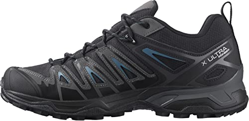 Salomon Men's X ULTRA PIONEER CLIMASALOMON WATERPROOF Hiking Shoes for Men, Black / Magnet / Bluesteel, 11.5