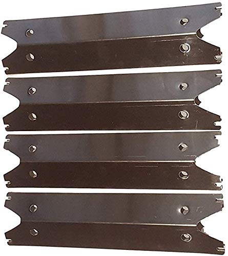 Set of Four Stainless Steel Heat Plates for Brinkmann 810-2410-S, 810-2411-F, 810-2411-S, 810-3885-F, 810-3885-S, 810-4238-0, 810-9490-0