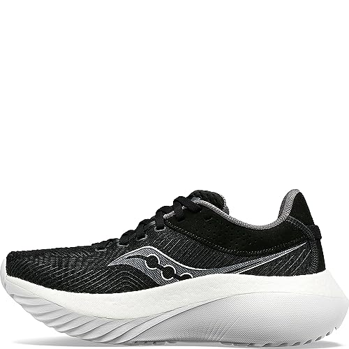 Saucony Women's Kinvara PRO Sneaker, Black/White, 7