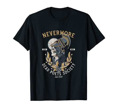 Nevermore Dead Poets Society - Vintage Literature T-Shirt