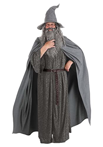 Fun Costumes Lord of the Rings Adult Gandolf the Grey, Mens, Fantasy Wizard Halloween Outfit X-Large