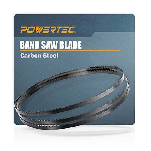 POWERTEC 93-1/2 Inch Bandsaw Blades, 3/8' x 6 TPI Band Saw Blades for Delta, Grizzly, Rikon, Sears Craftsman, Jet, Shop Fox and Rockwell 14' Band Saw for Woodworking, 1 Pack (13116V)