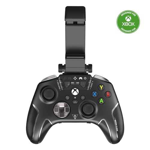 Turtle Beach Recon Cloud Wired Game Controller with Bluetooth for Xbox Series X|S, Xbox One, Windows, Android Mobile Devices – Remappable Buttons, Audio Enhancements, Superhuman Hearing – Black