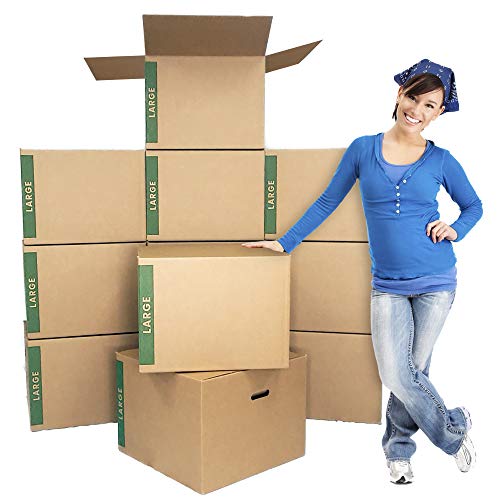 Large Moving Boxes Pack of 12 with Handles– 20' x20' x15' – Cheap Cheap Moving Boxes