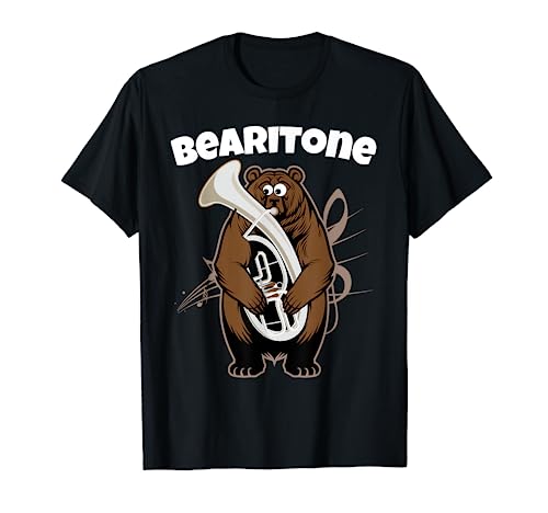 Funny 'Bearitone' Euphonium Shirt for Horn Player Baritone T-Shirt