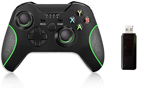 RIBOXIN 2.4G Wireless Controller for Xbox One Game Controller for Xbox one/Xbox one S/Xbox one X Wireless Controller PC Controller Pro Game Controller for Xbox and PC (with No Audio Jack)
